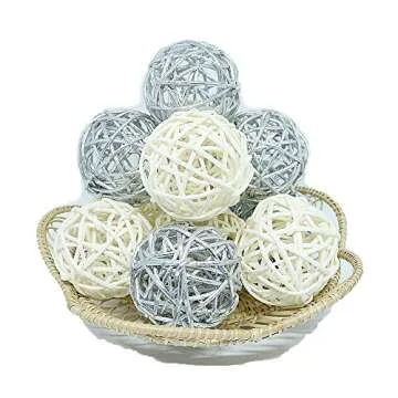 Natural Wicker Balls from Thailand for Stunning Decor