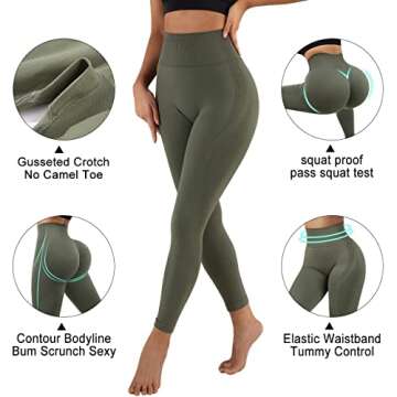 Scrunch Butt Leggings for Women| High Waisted Workout Pants