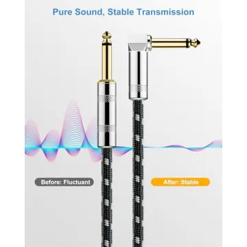 Durable 10ft Foboiu Guitar Cable for Ultimate Sound Quality
