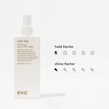 EVO Salty Dog Salt Spray - Hair Texture & Volume Spray - Beach Textured Hair, Natural Matte Finish - 200ml / 6.8fl.oz