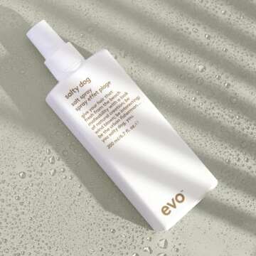 EVO Salty Dog Salt Spray - Hair Texture & Volume Spray - Beach Textured Hair, Natural Matte Finish - 200ml / 6.8fl.oz