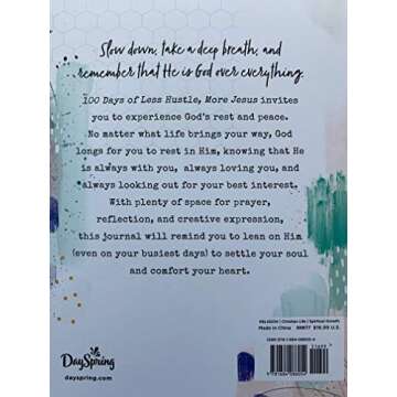 100 Days of Less Hustle, More Jesus Less: A Devotional Journal