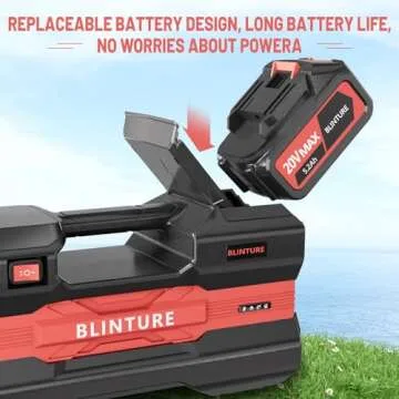 Portable Self-Priming Transfer Pump for Garden and Pools