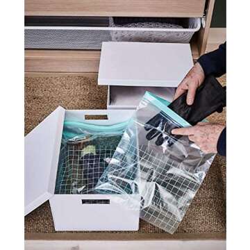 Ikea ISTAD Reusable Bags, Freezer Safe Storage Solution