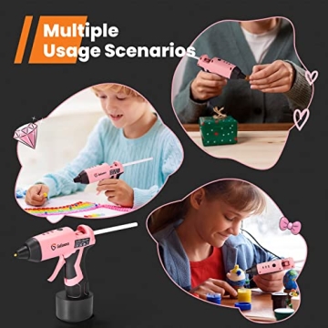 Gogonova Cordless Glue Gun - Fast Heating & Safe