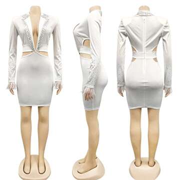 Sexy Rhinestone Bodycon Dress for Stylish Nights Out