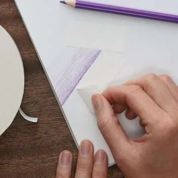 Pro Art Artist Tape - 1/2" x 60 Yards, White Roll