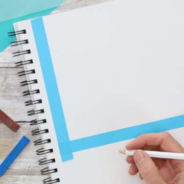 Pro Art Artist Tape - 1/2" x 60 Yards, White Roll