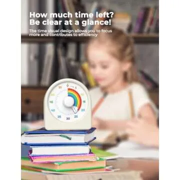 Rechargeable LIORQUE Visual Countdown Timer for Kids