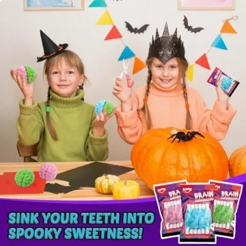 Halloween Gummy Brain Marshmallows - 5.29oz Pack