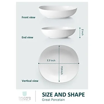 Elegant Teocera Pasta Bowls Set for Kitchen Essentials