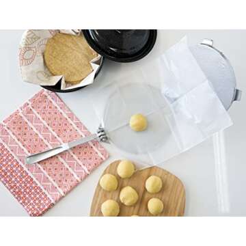 Estrella 7.5 inch Cast Iron Tortilla Press and Pataconera, Original Made in MEXICO