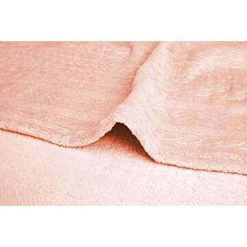 COCOPLAY W Throw Blanket for Couch (999-Pink, Throw（30''×40''）)