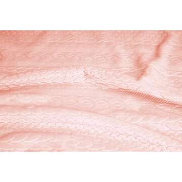 COCOPLAY W Throw Blanket for Couch (999-Pink, Throw（30''×40''）)