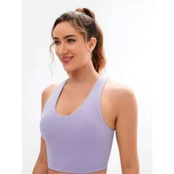 JOYSPELS Cross Back Workout Bra for Ultimate Comfort
