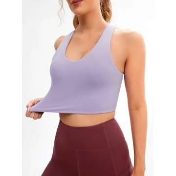 JOYSPELS Cross Back Workout Bra for Ultimate Comfort