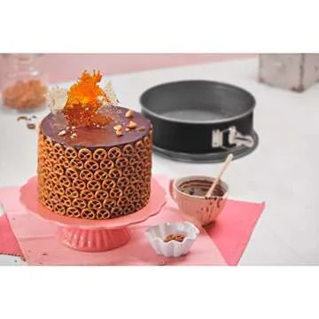 Kaiser Springform Pan 28 cm Stainless Steel Black