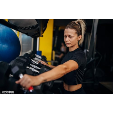 450 LBS Rubber Hex Dumbbell Set with Rack for Home Gym