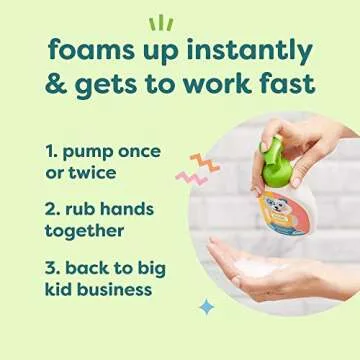 Babyganics Foaming Pump Hand Sanitizer, Alcohol Free, Berry Berry, Kills 99.9% of Common Bacteria, Moisturizing, 8.45 Fl Oz (Pack of 3)
