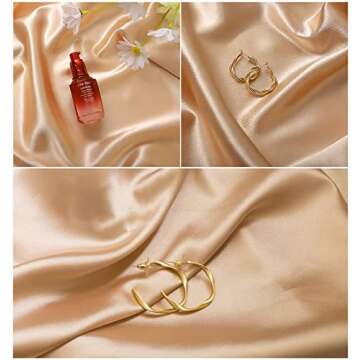 iProtech 3PCS Product Photography Backdrop,Luxury Silk Texture Photo Props for Food Jewelry Cosmetic...