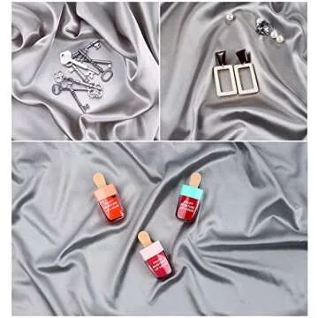 iProtech 3PCS Product Photography Backdrop,Luxury Silk Texture Photo Props for Food Jewelry Cosmetic Makeup Photoshoot