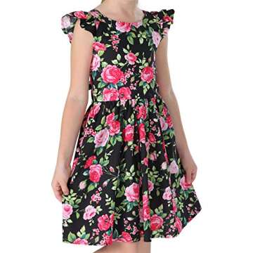 Stylish Floral Cotton Romper for Summer Kids