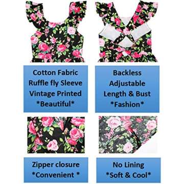 Stylish Floral Cotton Romper for Summer Kids