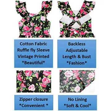 Stylish Floral Cotton Romper for Summer Kids