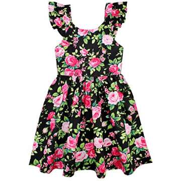 Stylish Floral Cotton Romper for Summer Kids