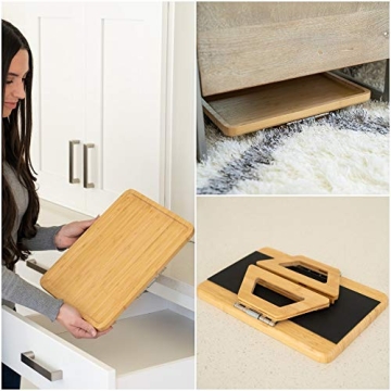 Shamrock Home Bamboo Couch Arm Table - Durable & Space-Saving