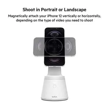 Belkin MagSafe Compatible Face Tracking Phone Mount for Content Creators, iPhone Series