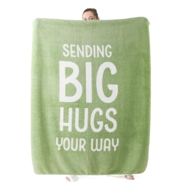Bedsure Get Well Gifts for Women - Thinking of You Gifts for Women, After Surgery Healing Blanket wi...