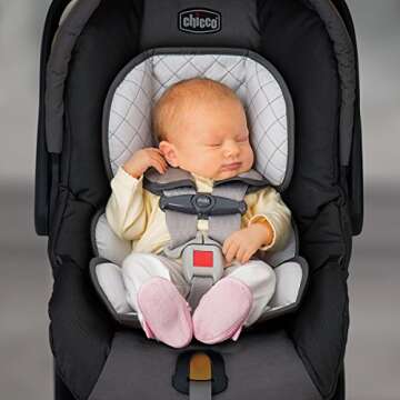 Chicco KeyFit 30 Infant Car Seat and Base | Rear-Facing Seat for Infants 4-30 lbs | Infant Head and ...