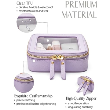 Stylish Mini Makeup Bag for Travel and Everyday Use