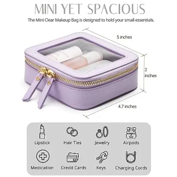 Stylish Mini Makeup Bag for Travel and Everyday Use