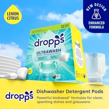Dropps UltraWash Dishwasher Pods for Eco-Friendly Cleaning
