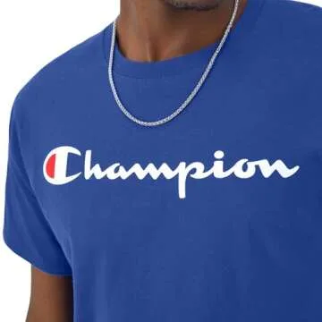 Shop Champion Men's Classic Jersey Script T-Shirt, Surf the Web