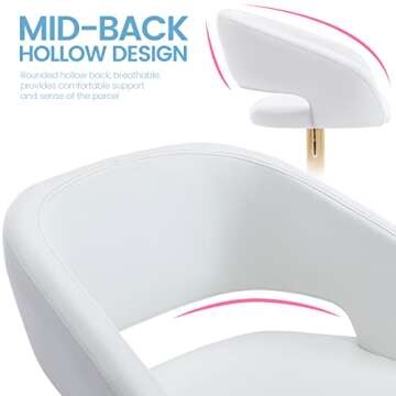 Vogue Furniture Direct Adjustable Bar Stool - Modern Design