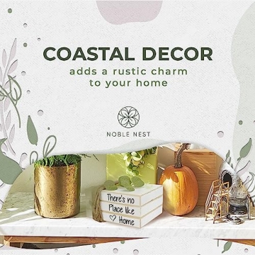 Noble Nest Mini White Decorative Books for Stylish Decor