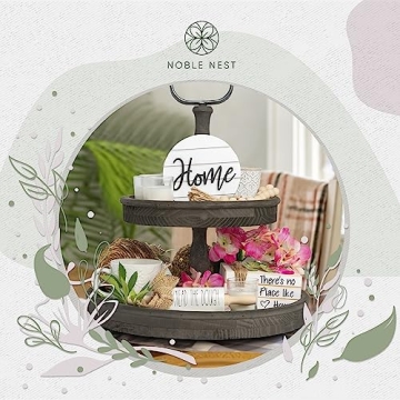 Noble Nest Mini White Decorative Books for Stylish Decor