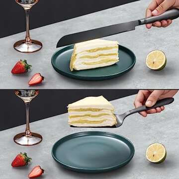 Elegant Wedding Cake Knife and Server Set for Celebrations