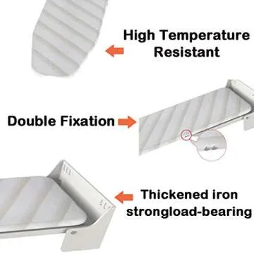 Space-Saving uyoyous Wall Mounted Ironing Board 37 x 13 Inch