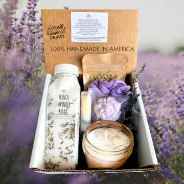 Beets and Apples Lavender Spa Gift Basket for Women