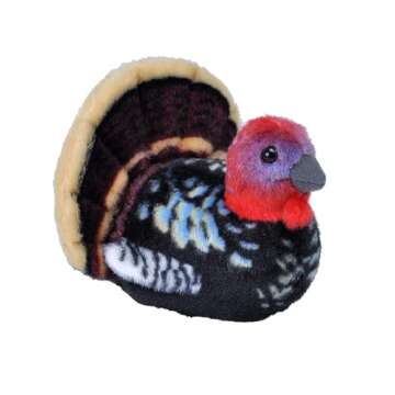 Wild Republic Audubon Birds Turkey Plush with Authentic Bird Sound, Stuffed Animal for Kids & Birder...