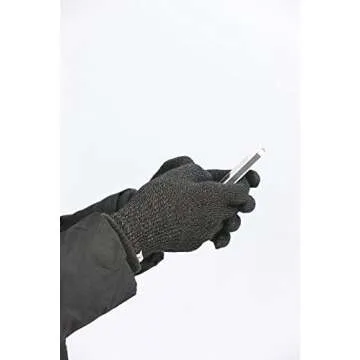 Agloves Sport Touchscreen Gloves for All Devices, Black