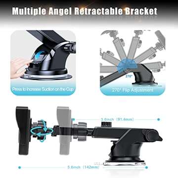 Funle Baby Car Mirror Back Seat Baby Car Camera Monitor Safety Car Seat Mirrors for Baby Rear Facing 4.3'' HD 1080P