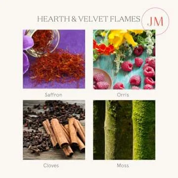 LA JOLIE MUSE Hearth Velvet Candles for Cozy Homes