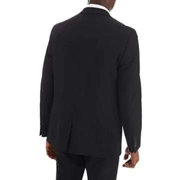 Ben Sherman Men's Modern Fit Suit Separate Blazer (Blazer and Pant), Black, 38S
