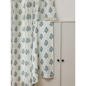 DrapePalette Linen Blend Pinch Pleat Curtains for Home