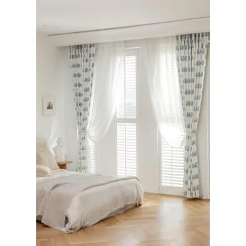 DrapePalette Linen Blend Pinch Pleat Curtains for Home